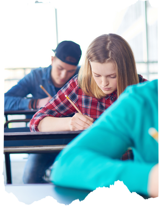 Students improving their English communication and preparing for IELTS, OET, and PTE exams at a professional language training institute.<br />
